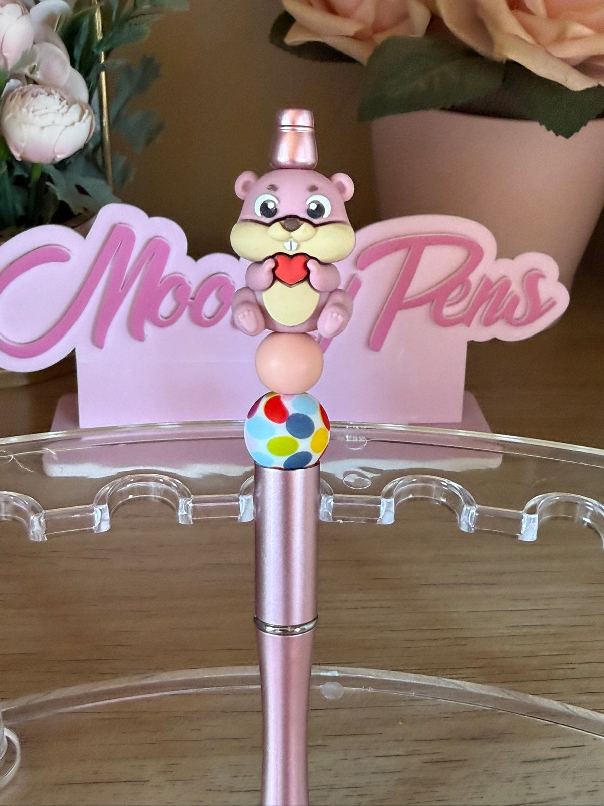 Pink Beaver Pen