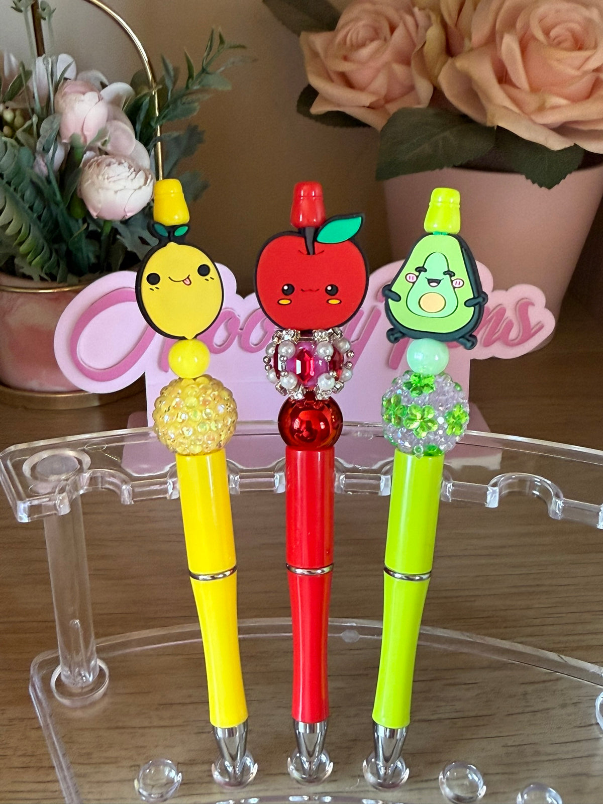 Trio of Fruit Pens