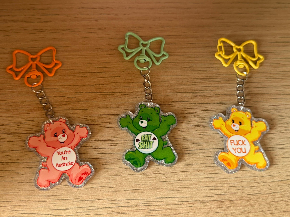 Swear Bear Keyring Bundle