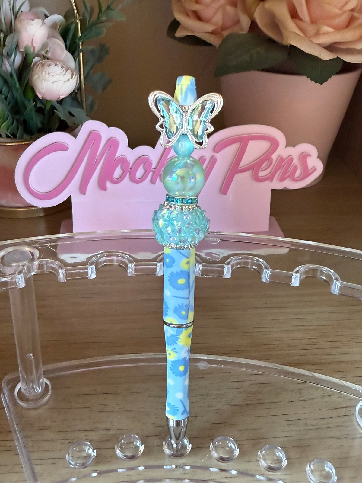 Blue Butterfly Pen