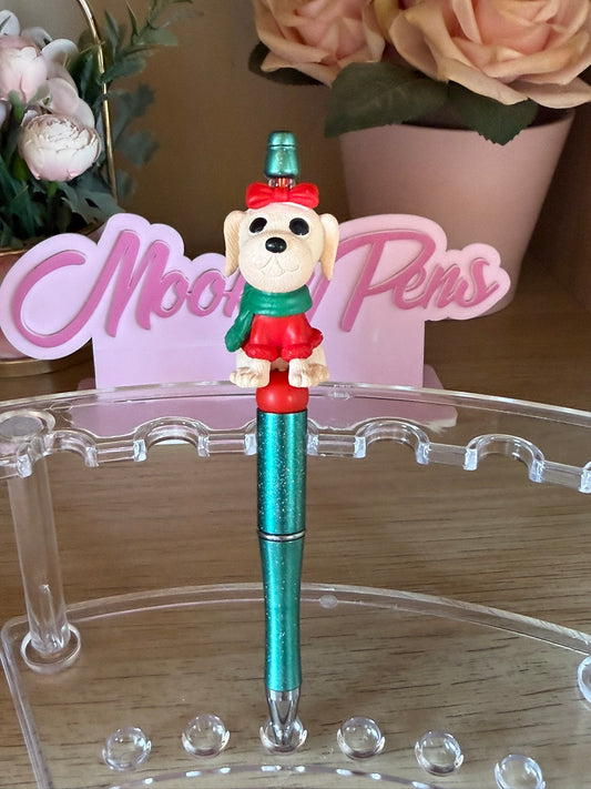 Cute 3D Dog Beaded Pen