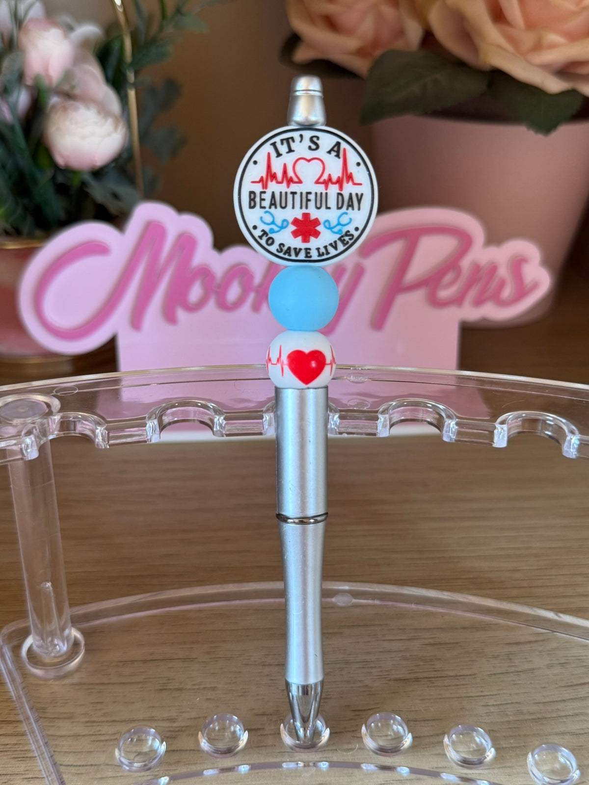 Grey's Anatomy Quote Beaded Pen