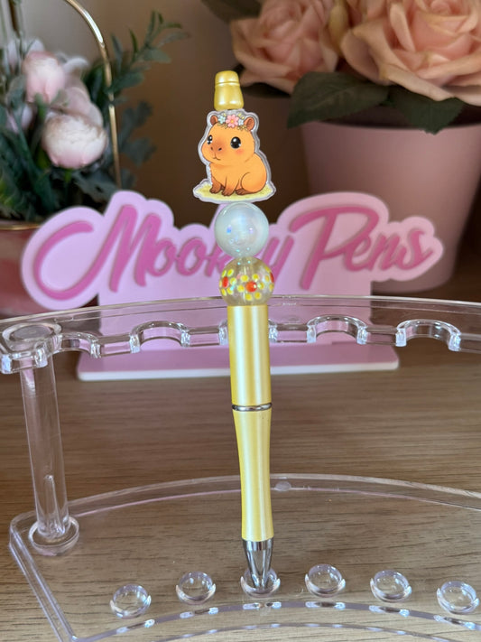 Cute Guinea Pig Beaded Pen