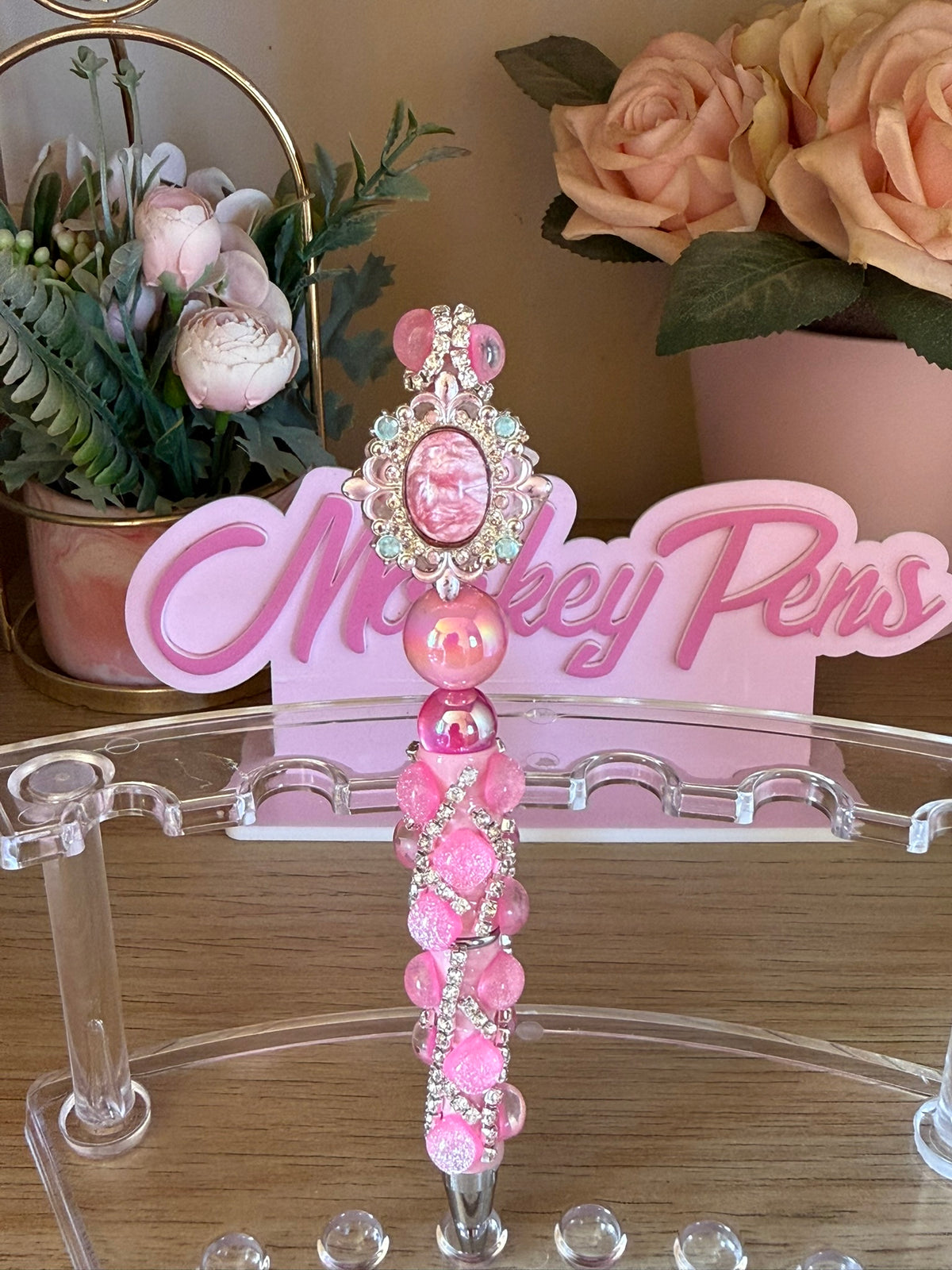 Pink Bling Rhinestone Pen