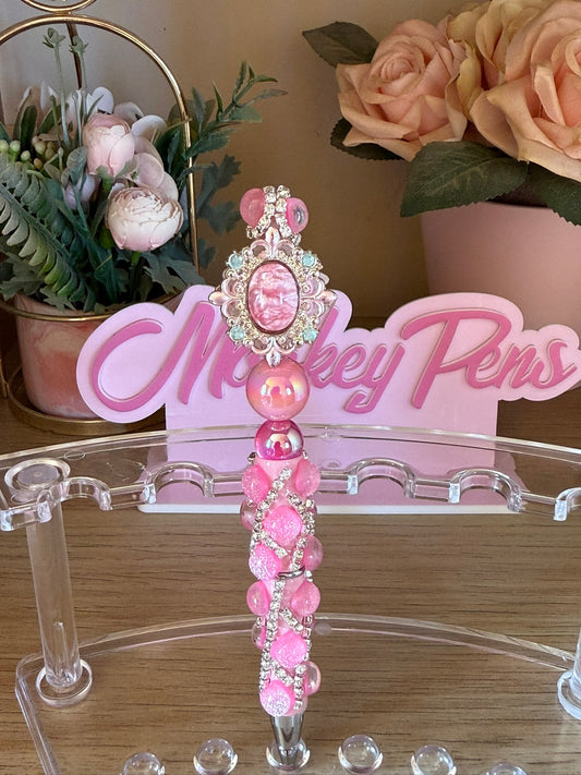 Pink Bling Rhinestone Pen