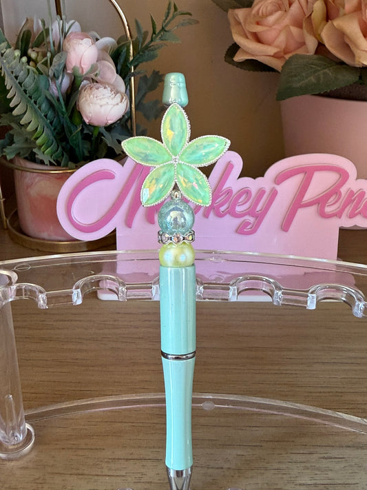 Lemon Flower Beaded Pen