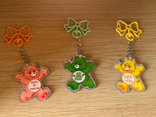 Swear Bear Keyring Bundle