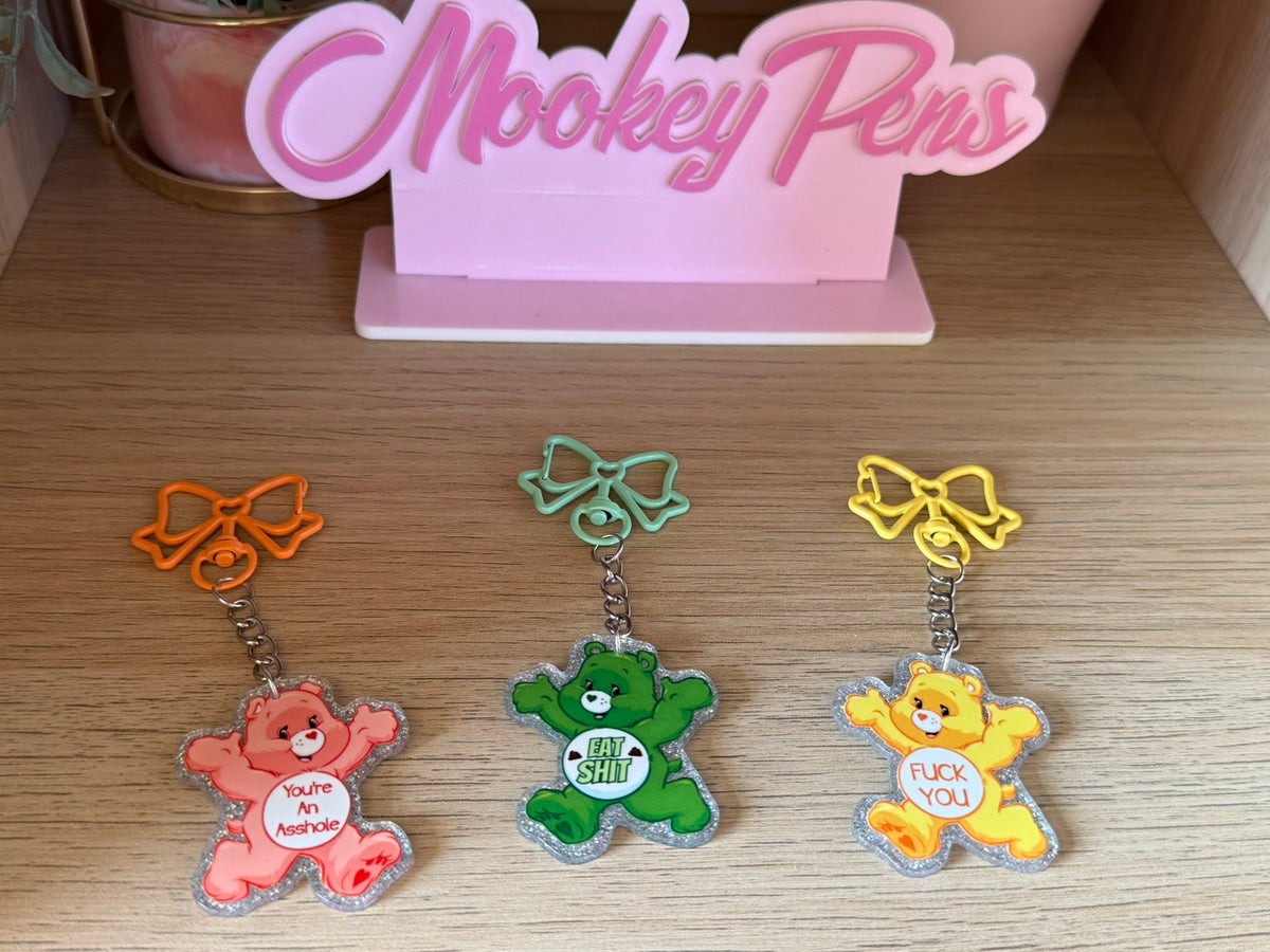 Swear Bear Keyring Bundle