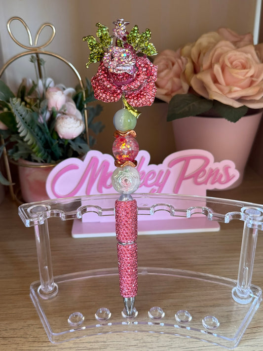 Rhinestone Rose Bling Pen