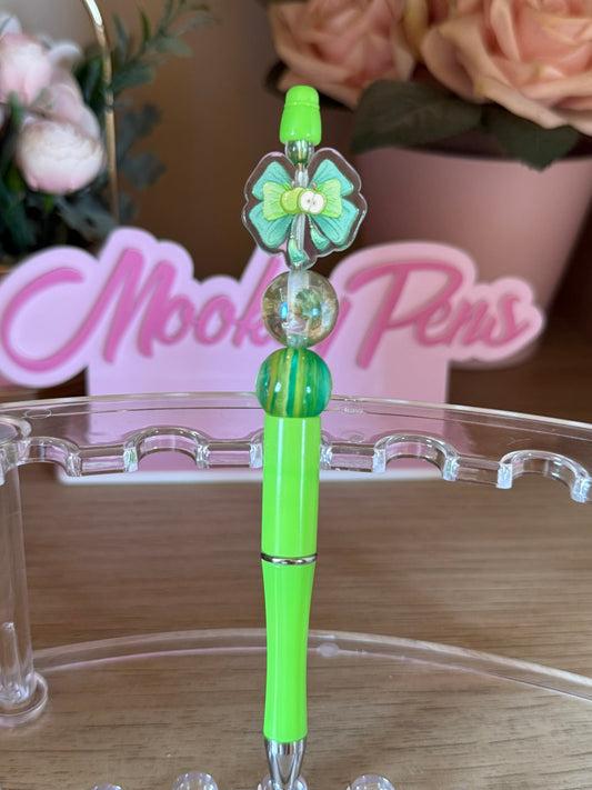 Cute Fruit Bow Beaded Pens