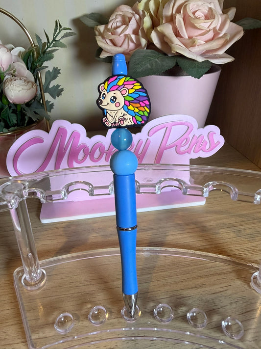 Cute Hedgehog Beaded Pen