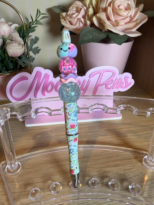 Cute Dumpling Beaded Pen