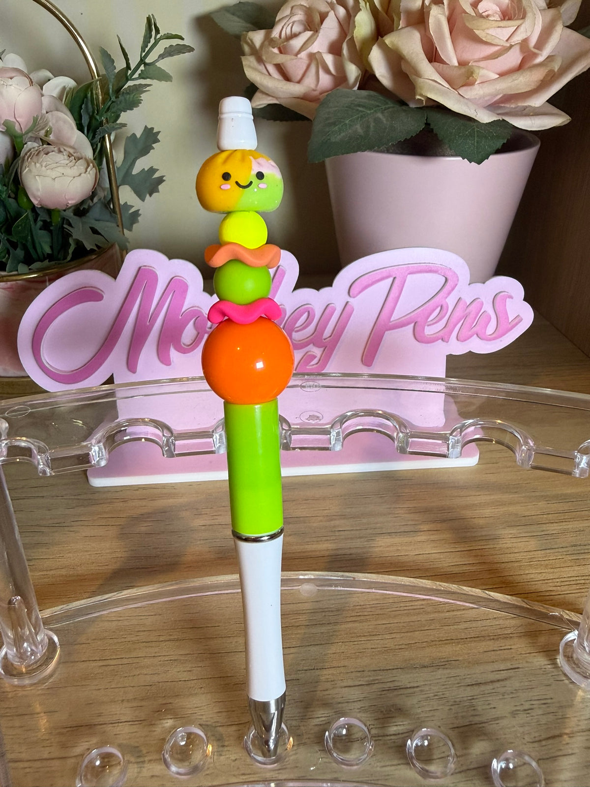 Cute Dumpling Beaded Pen