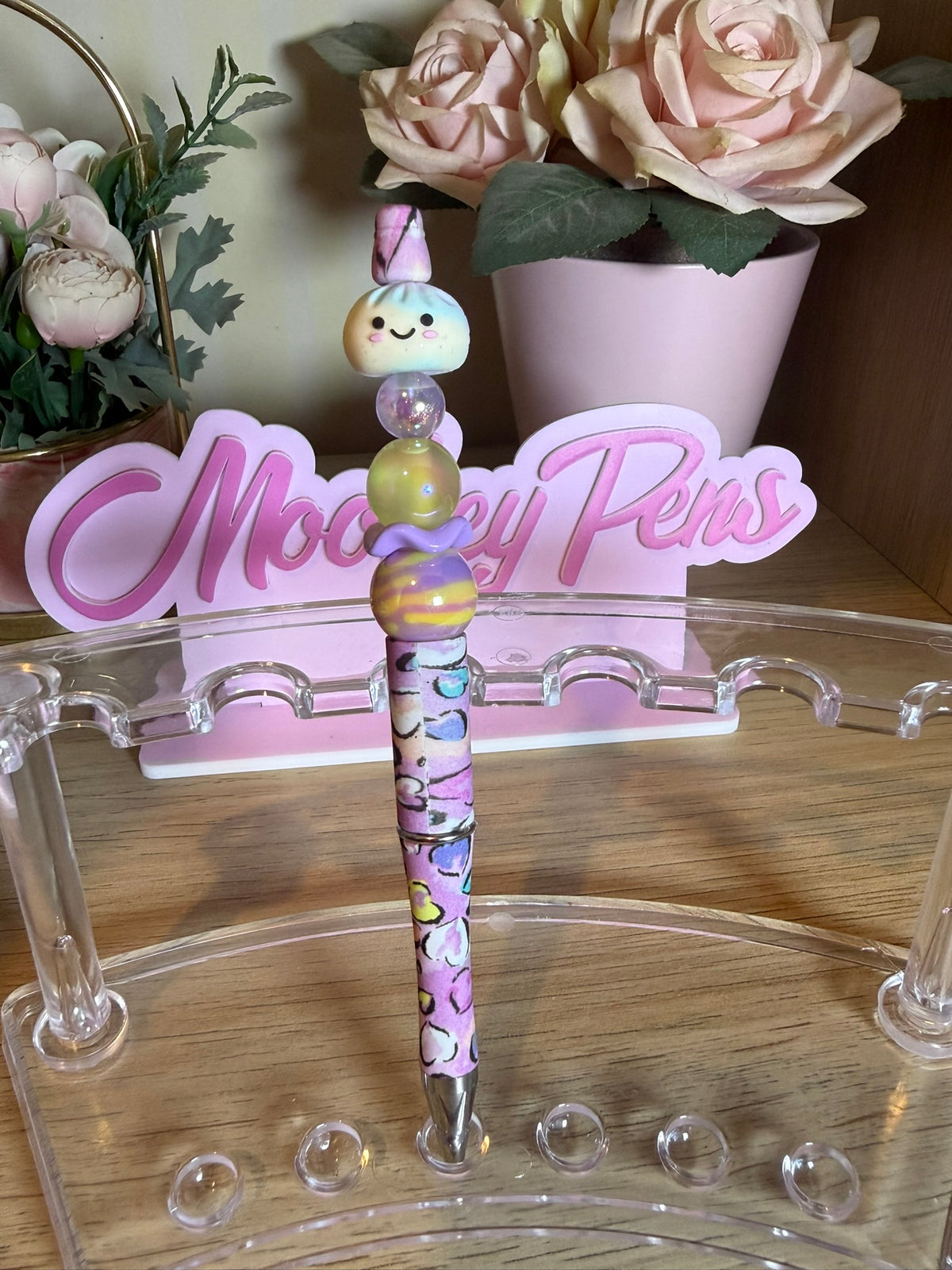 Cute Dumpling Beaded Pen