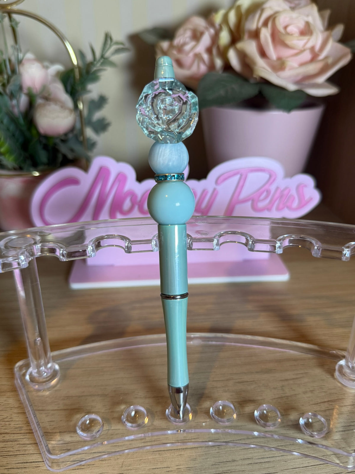 Stunning Iridescent Flower Pen