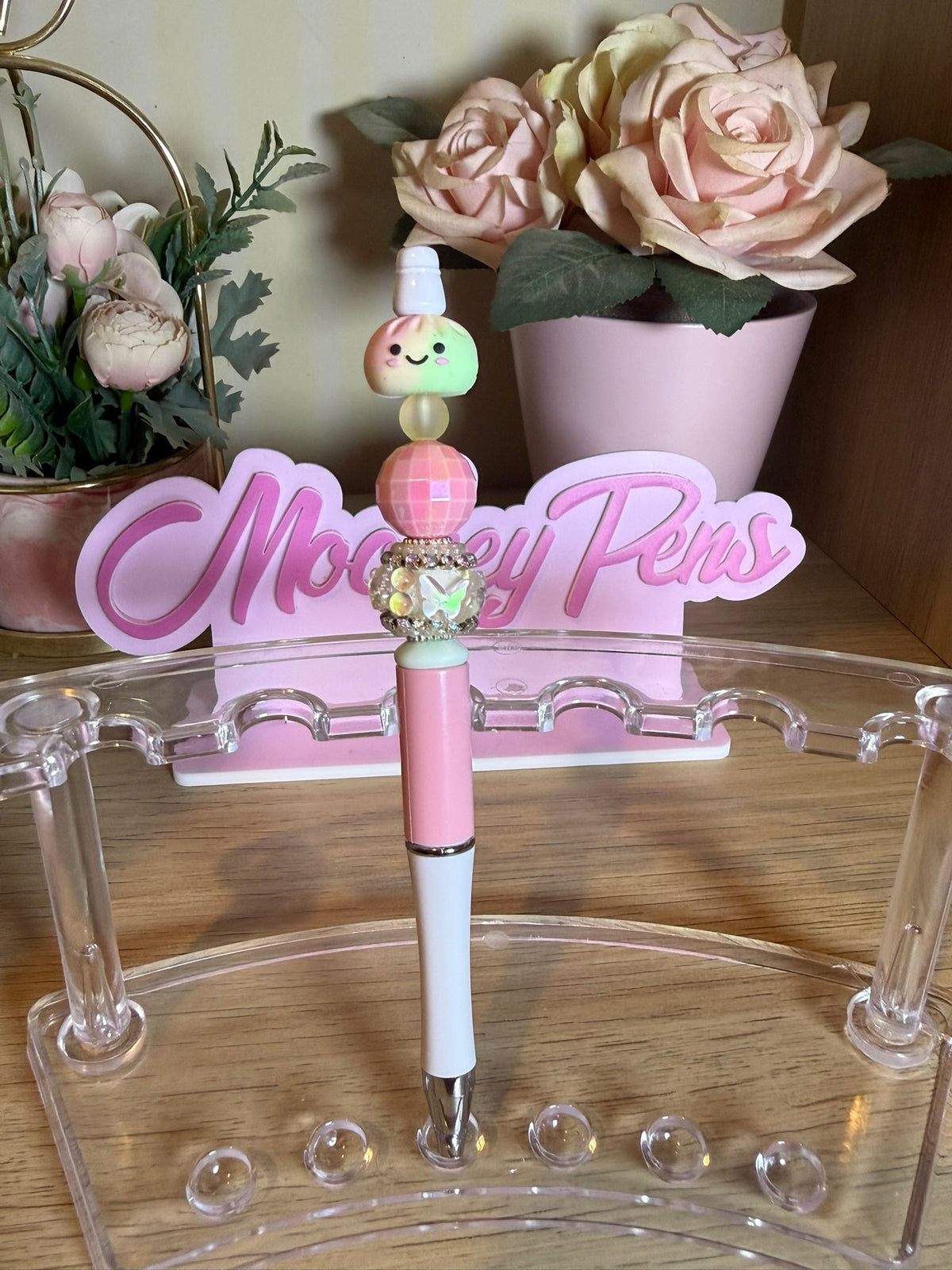 Cute Dumpling Beaded Pen