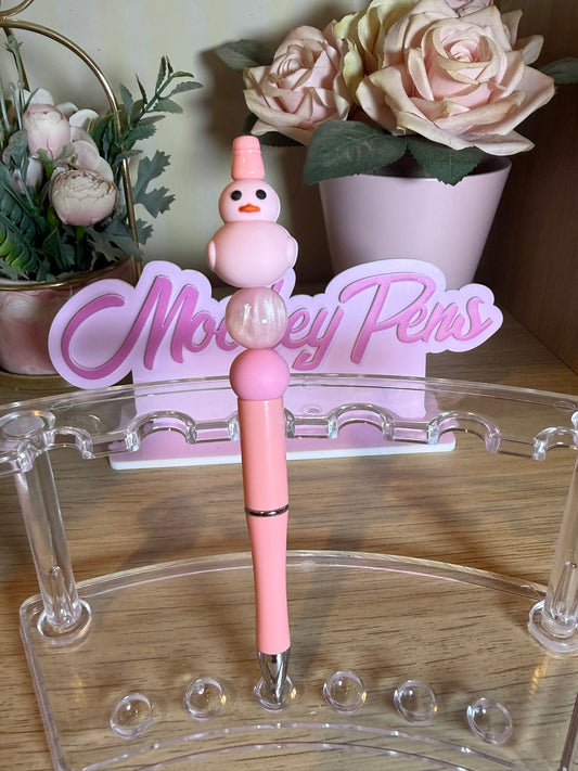 Cute Duck Beaded Pen