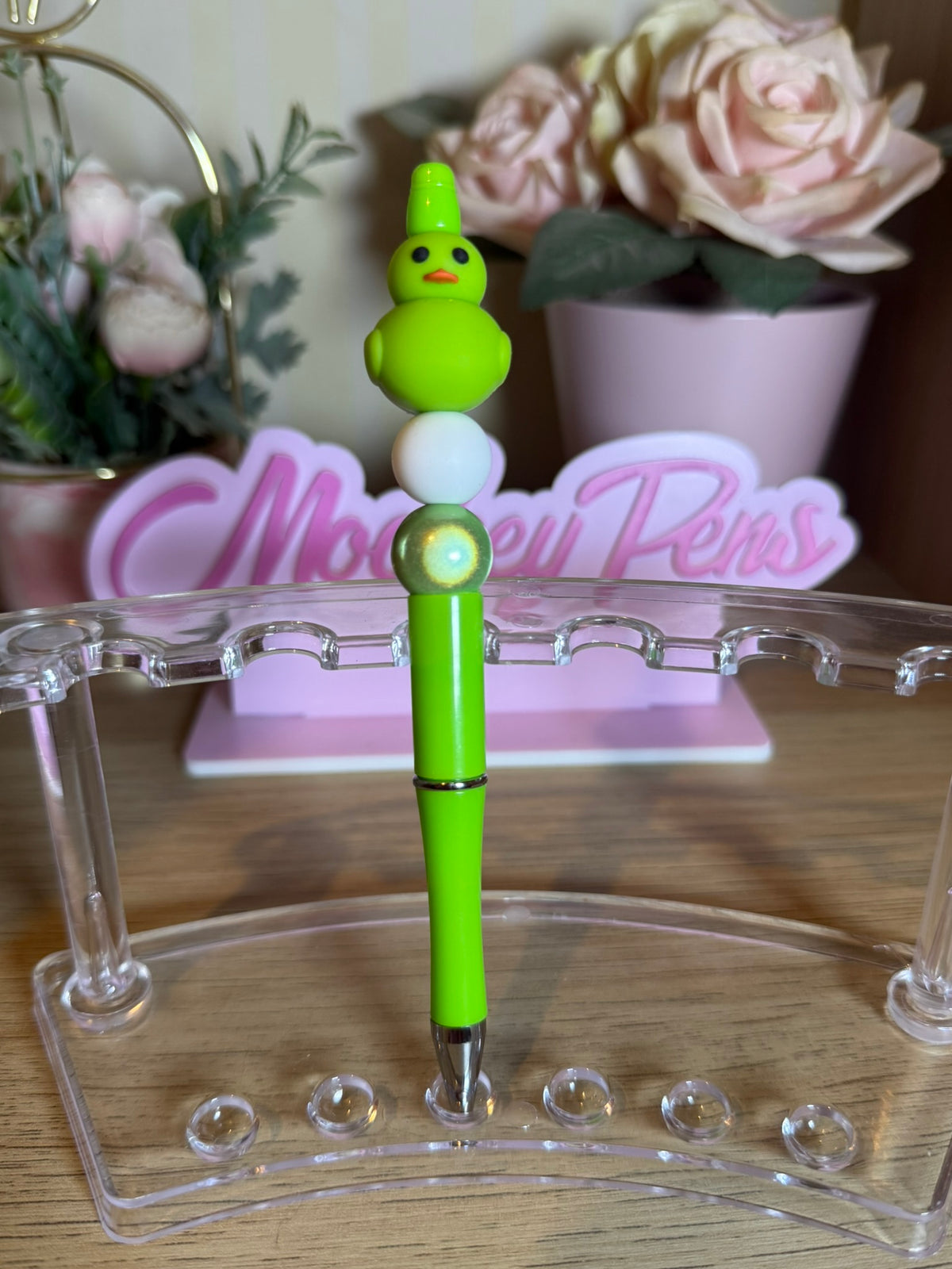 Cute Duck Beaded Pen