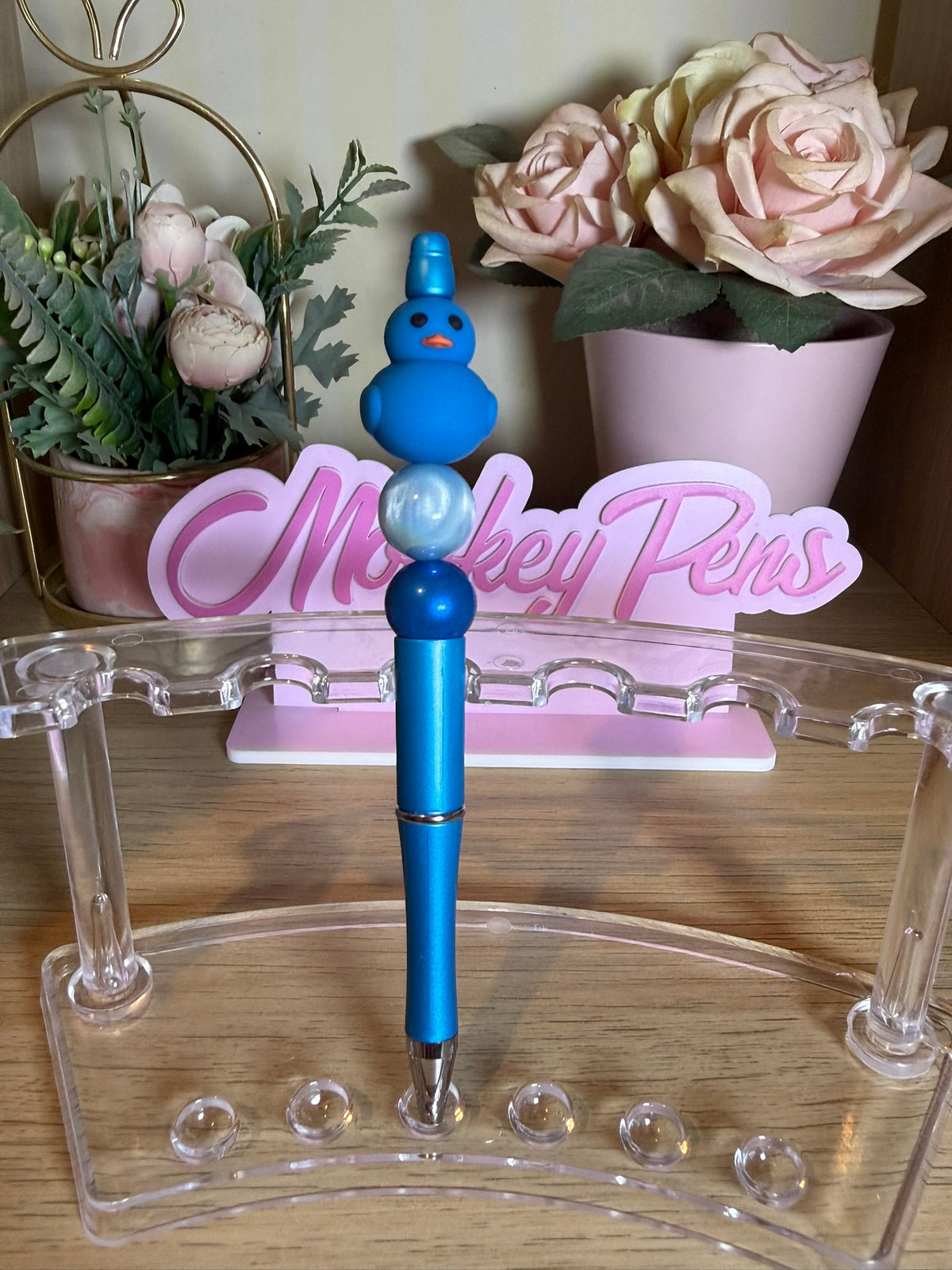 Cute Duck Beaded Pen