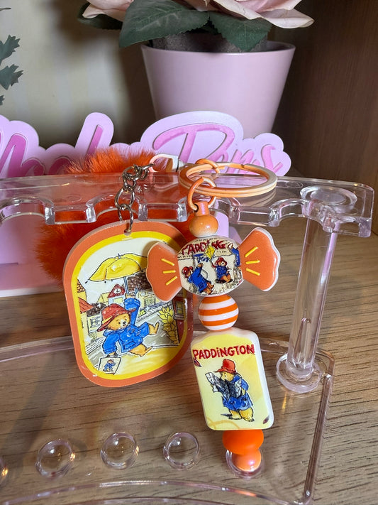 Paddington Bear Keyring & Pen Set