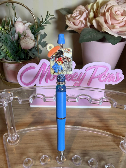 Paddington Bear Beaded Pen