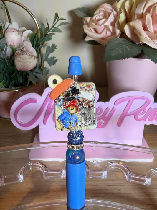 Paddington Bear Beaded Pen