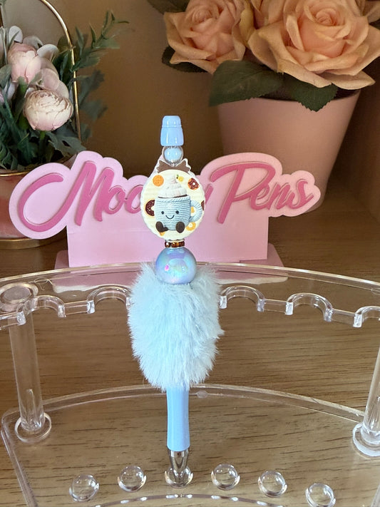 Cuppa Tea Fluffy Pen
