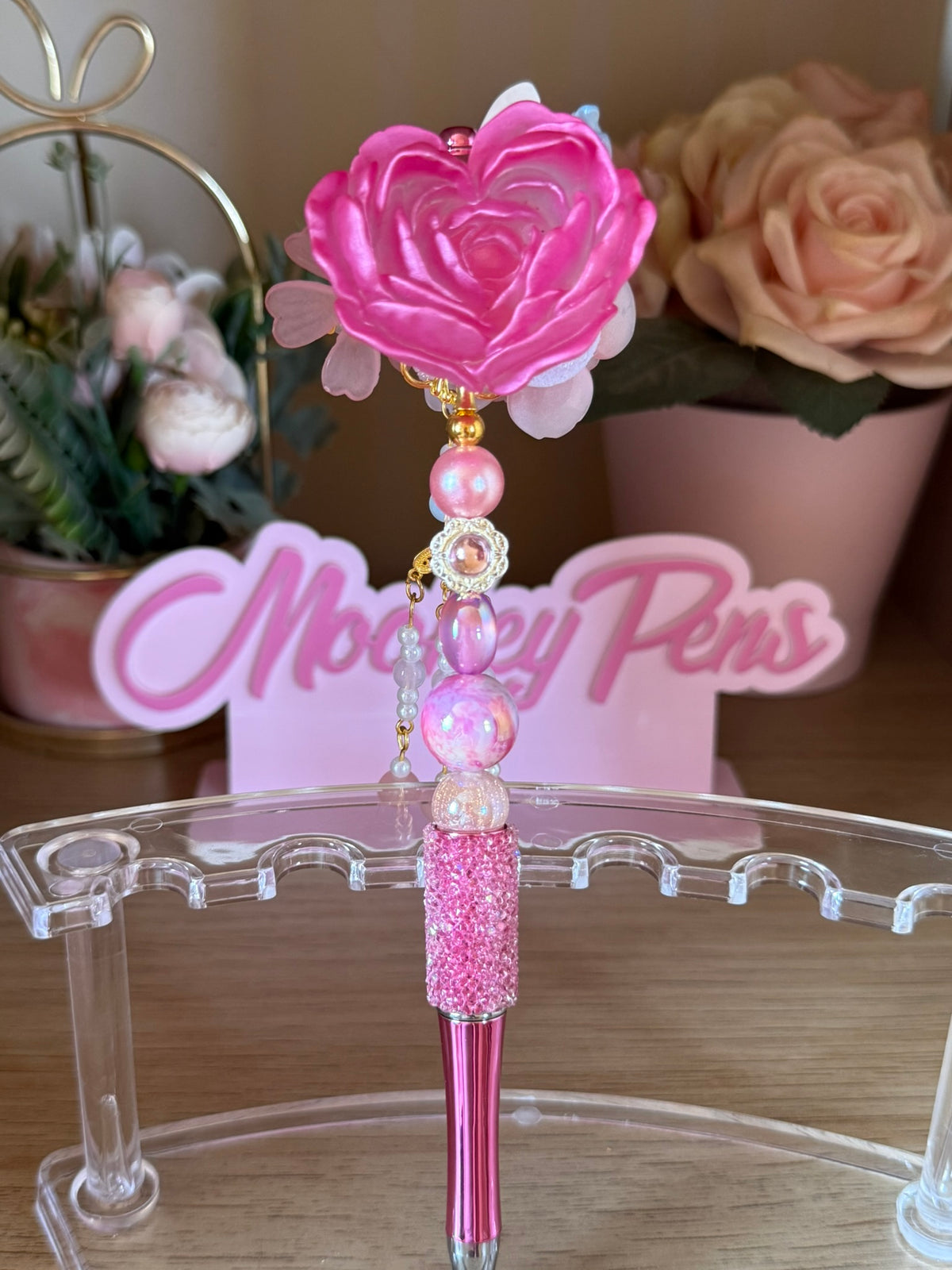 Pink Rose Extender Pen