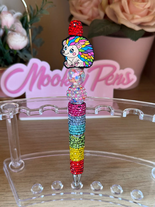 Hedgehog Rhinestone Pen