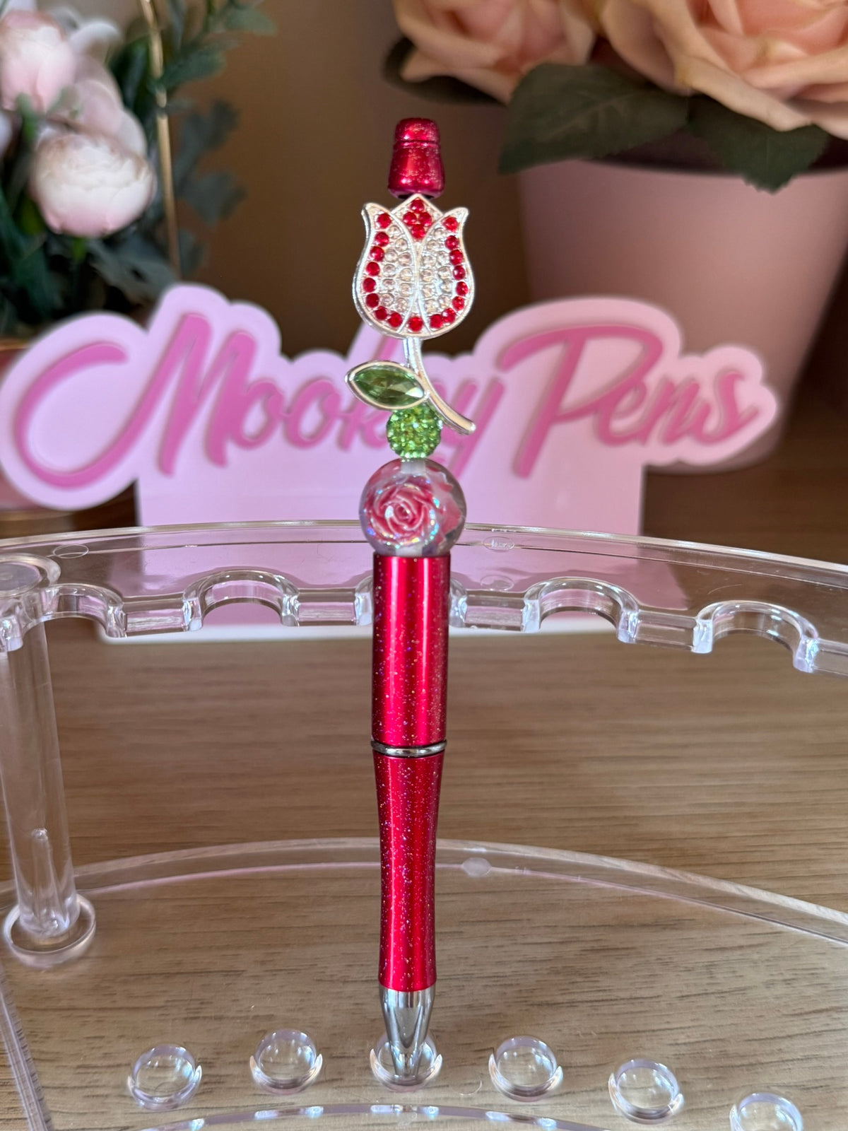 Bling Tulip Beaded Pen